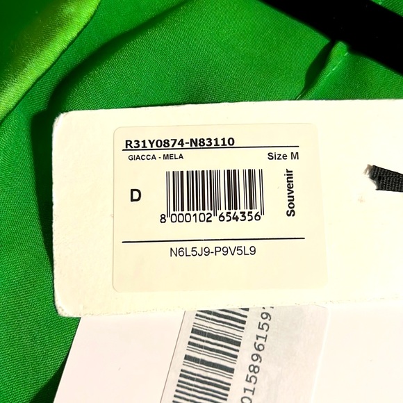 SOUVENIR. Bright Green Blazer. Size M. Runs Large! Made in Italy 🇮🇹 - Picture 15 of 16